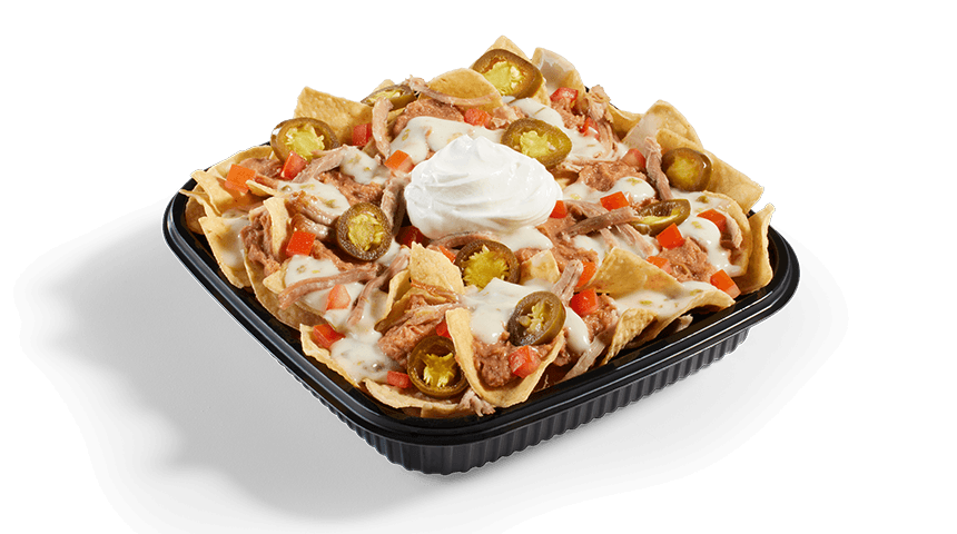 NEW CARNITAS QUESO LOADED NACHOS